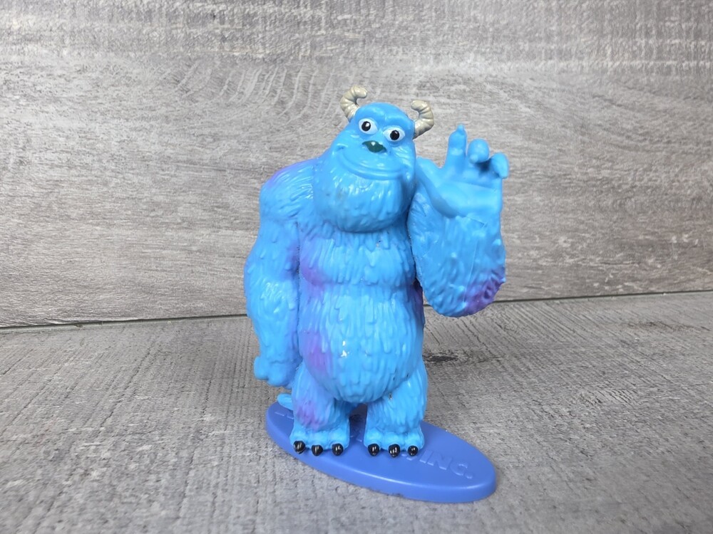 Disney Pixar Monster Inc Sully James P. Sullivan Figure Cake Topper Desk g78f